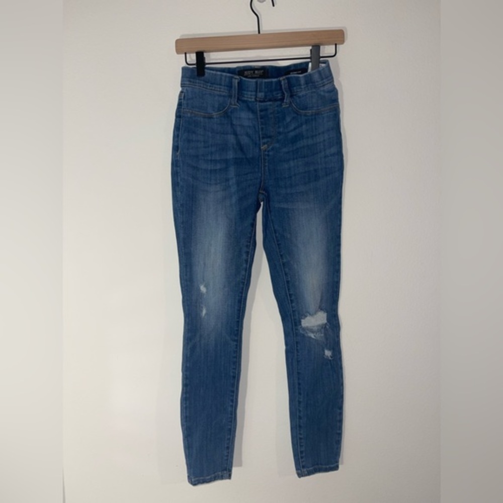 Judy Blue Skinny Fit Pull-on Jeggings Distressed Light wash size‎ 27